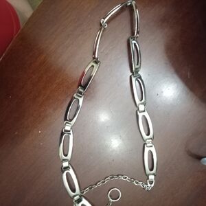 Stylish Silver Chain Belt